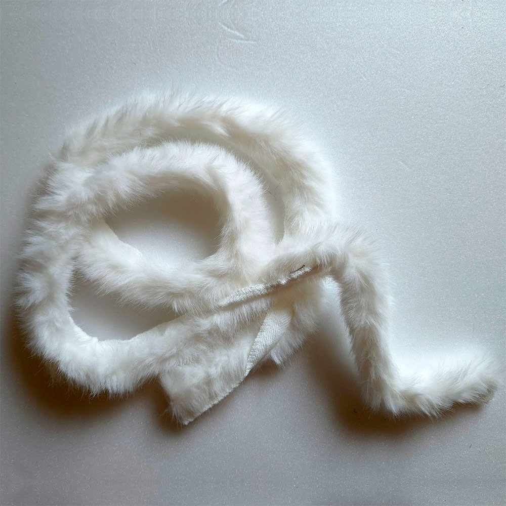 西西手工藝材料 26672 仿貂毛條(短毛)1入/長100cm 絨毛條狀絨毛邊服裝舞台佈置裝飾材料美勞作拼布包 滿額免運-細節圖3