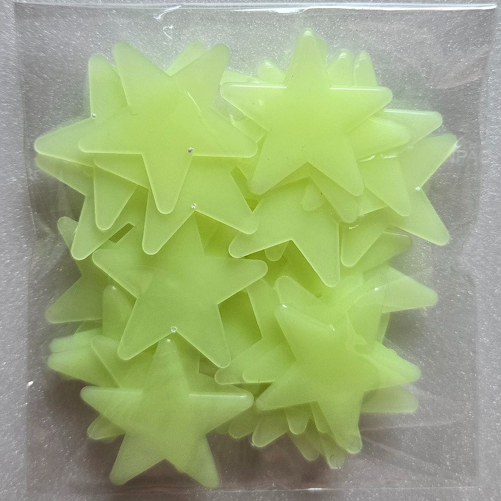 61980 夜光星星貼片(直徑約3cm)約12g