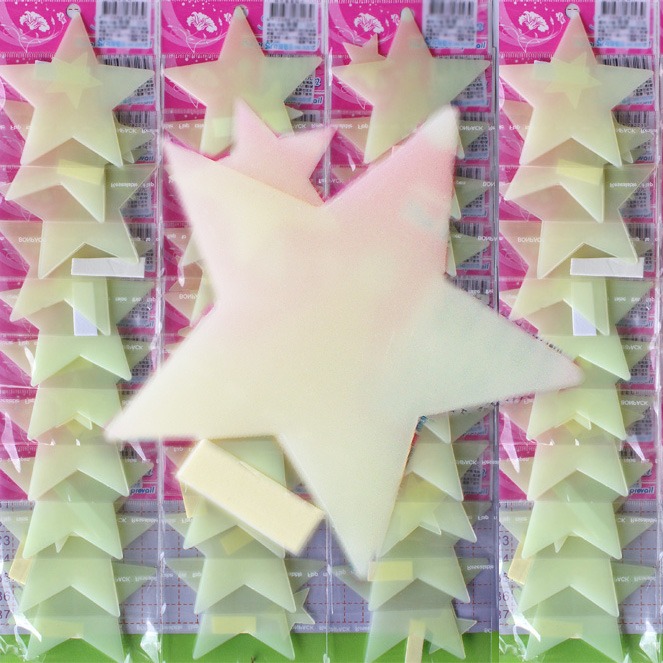 西西手工藝材料 夜光星星超值包(多規格)直徑約1.5~11.5cm 星夜光貼片發光星空貼 夢幻星空墻貼發光貼片 滿額免運-規格圖4