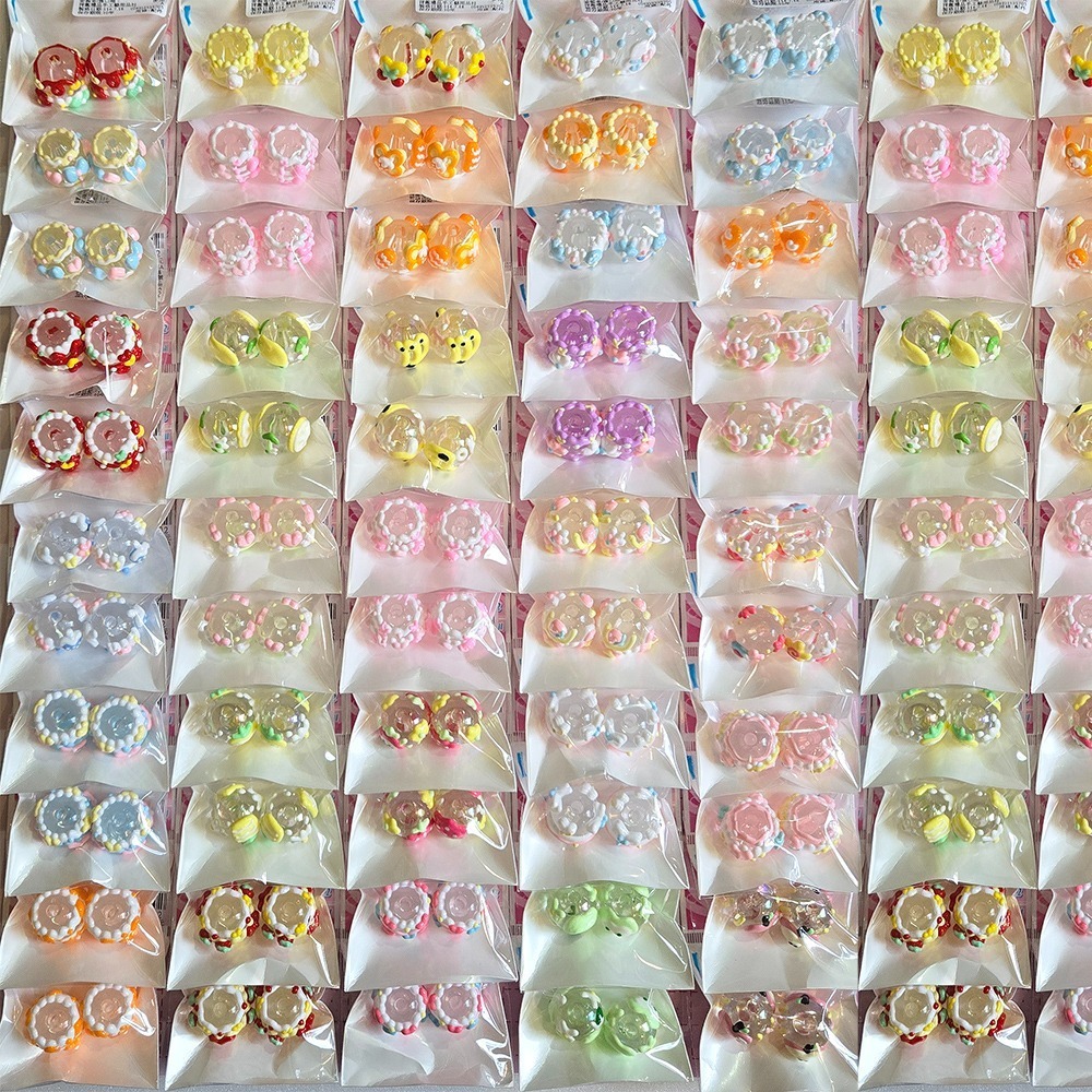 西西手工藝材料 滴油珠系列(約2入)款式隨機 訓練珠子兒童早教材料DIY串珠項鏈 大珠子項鍊手鏈油珠手鍊手環 滿額免運-細節圖3