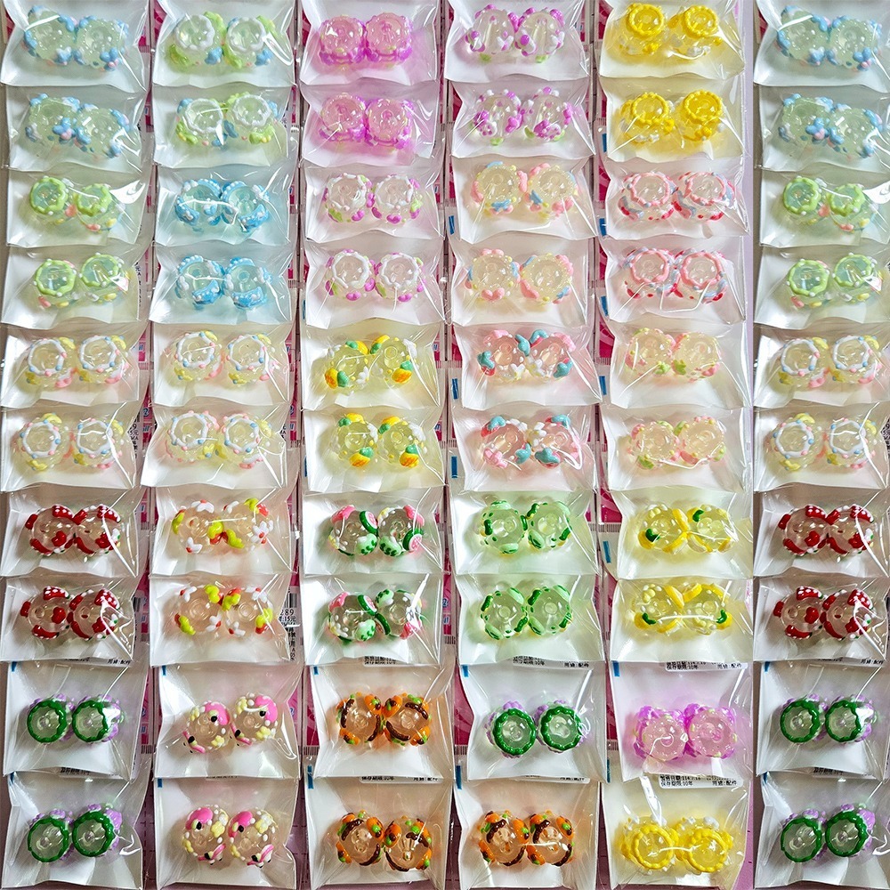 西西手工藝材料 滴油珠系列(約2入)款式隨機 訓練珠子兒童早教材料DIY串珠項鏈 大珠子項鍊手鏈油珠手鍊手環 滿額免運-細節圖4