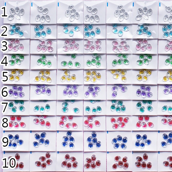 西西手工藝材料 23783 橢圓鑲花鑽(5入)長約14x10mm 壓克力鑽 無膠貼鑽 平底鑽貼飾 水晶美甲水鑽 橢圓鑽-細節圖2