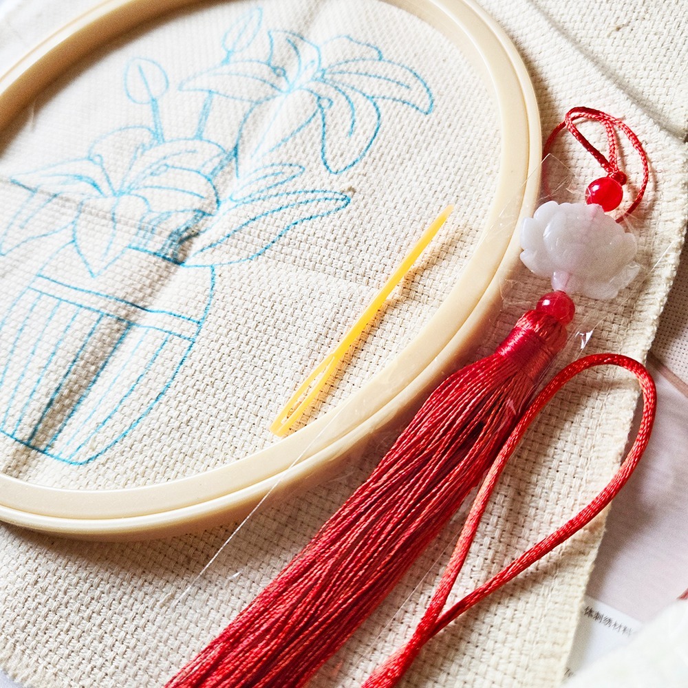 西西手工藝材料 26948 DIY立體刺繡材料包(1包)多款 DIY立體綉 立体繡立體繡 自綉 自繡 手綉手繡 刺繡刺銹-細節圖4
