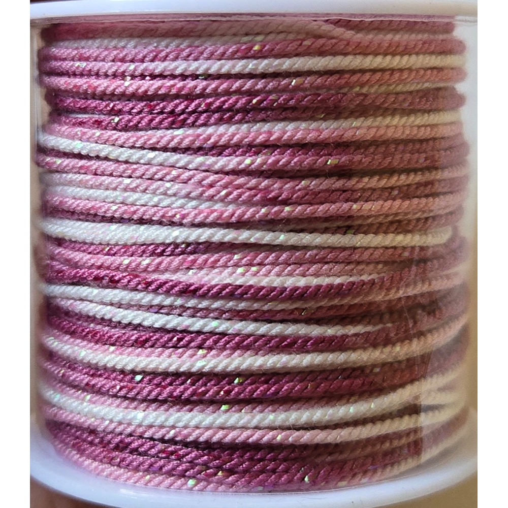 西西手工藝材料 26961 星空段染線(線徑約1mm/長約1450cm) DIY手環編織線 項鍊編織繩 星空線 亮彩色線-規格圖4