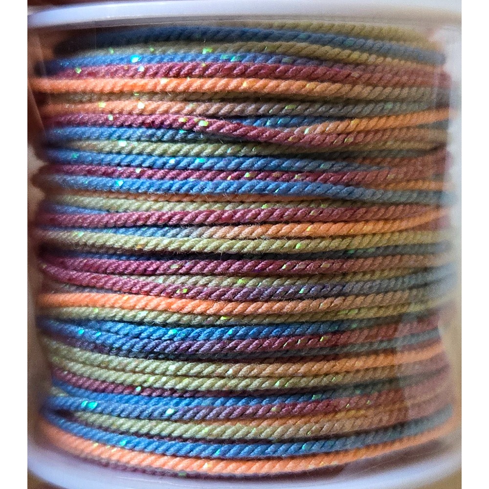 西西手工藝材料 26961 星空段染線(線徑約1mm/長約1450cm) DIY手環編織線 項鍊編織繩 星空線 亮彩色線-規格圖4