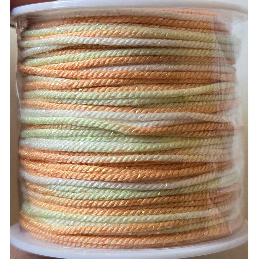 西西手工藝材料 26961 星空段染線(線徑約1mm/長約1450cm) DIY手環編織線 項鍊編織繩 星空線 亮彩色線-規格圖4