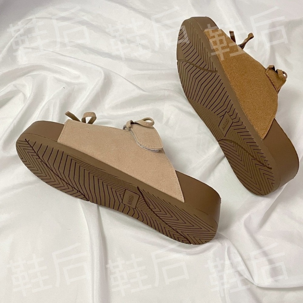 Shoes Queen | 台南出貨| / 波西米亞風 蝴蝶結勃肯拖 105⚡超軟底4.5公分厚底拖鞋 #度假必備-細節圖3