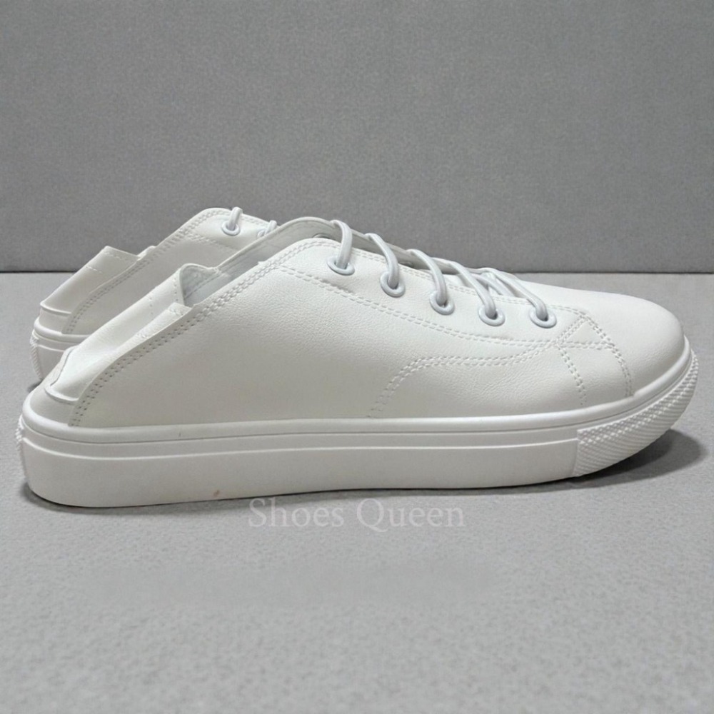 Shoes Queen |台南全現貨+預購 | 超爆款經典小白鞋 |有41號可後踩|超軟Q 超百搭 #006-細節圖7