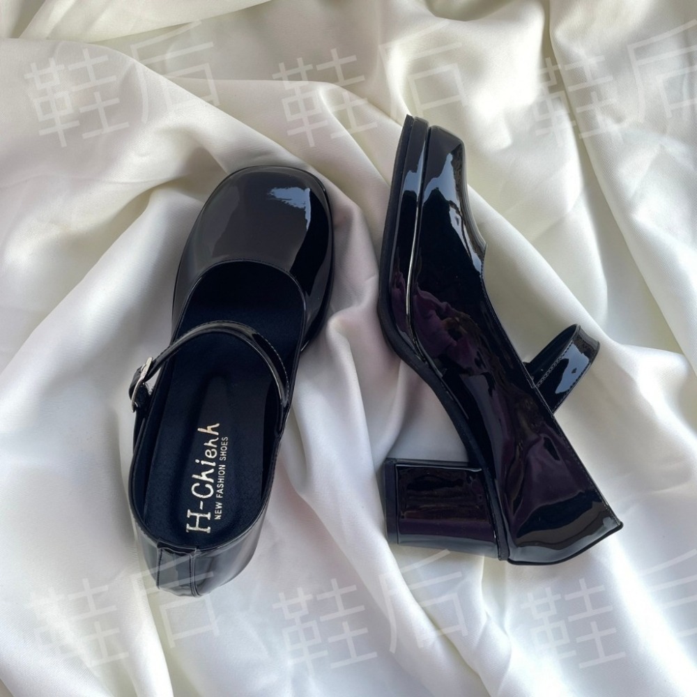 Shoes Queen | 台南現貨+預購 / 復古方頭瑪莉珍鞋 8560 🔥#厚底 #粗跟高6公分 #超人氣 #瑪莉-細節圖6