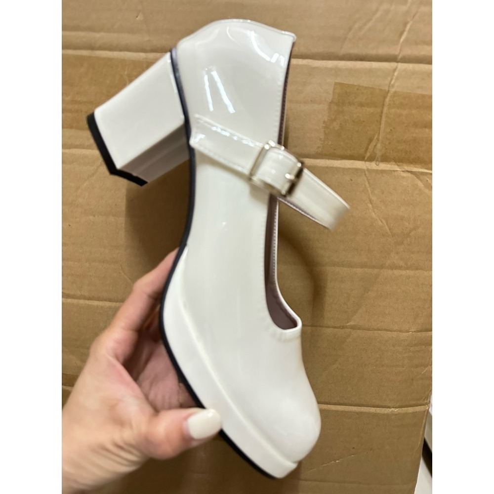 Shoes Queen | 台南現貨+預購 / 復古方頭瑪莉珍鞋 8560 🔥#厚底 #粗跟高6公分 #超人氣 #瑪莉-細節圖8