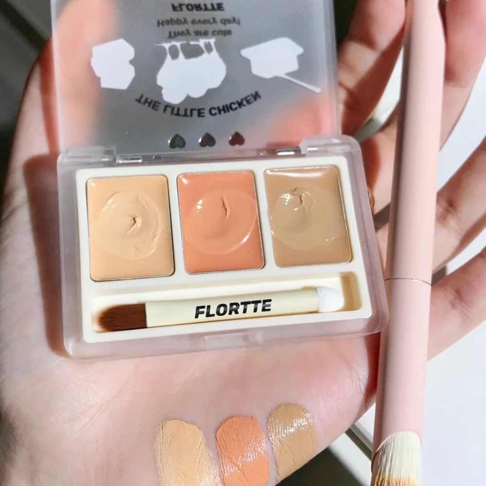 現貨 正品授權✍🏻花洛莉亞 Flortte🐣 奶油 遮瑕膏 沒煩惱 高光膏 臥蠶筆 臥蠶 奶牛 花落利亞  花落莉亞-細節圖2
