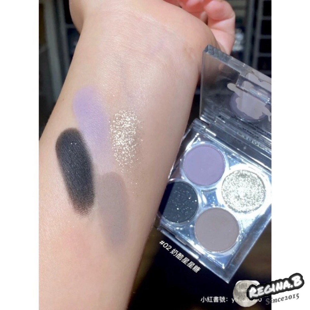 台灣現貨🐻FLORTTE 花洛莉亞 花菜熊 初吻波波眼影 初吻眼影 眼影 四色眼影 花洛莉亞 眼影 韓國 變色龍 眼影-細節圖3