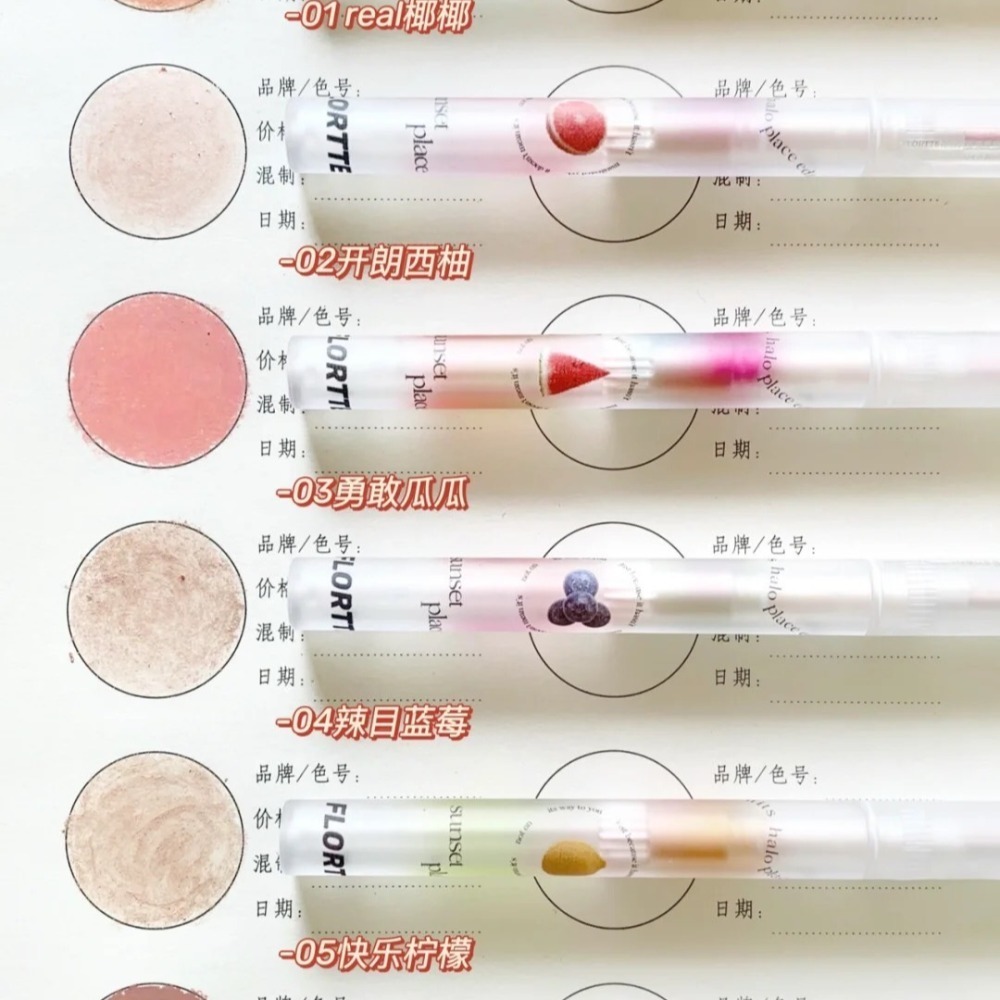 新品現貨🍉花洛莉亞 Flortte🥥 水果 臥蠶筆 眼影 高光 我愛我小姐 眼線筆 眼線膠 臥蠶 極細 奶牛 花落利-細節圖4
