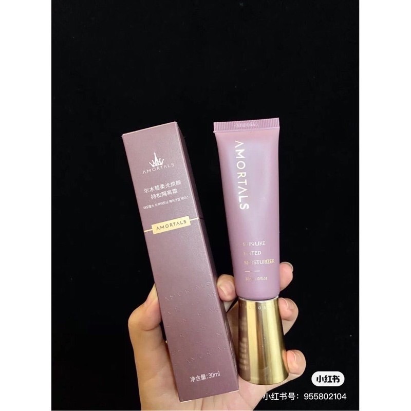 現貨🌸爾木萄 奶油 素顏霜 柔光 煥顏 隔離霜 輕薄水潤 偽素顏神器!! 毛孔隱形霜 AMORTALS-細節圖5