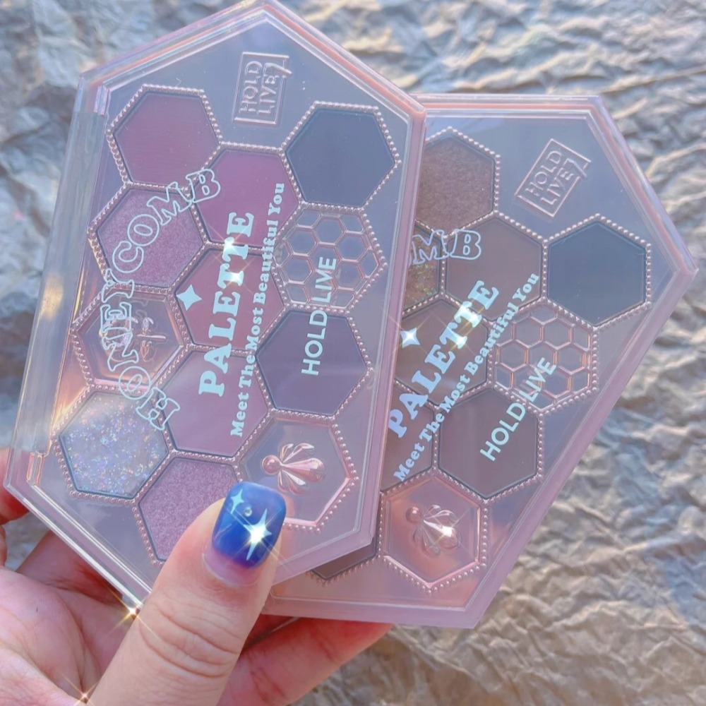 新品現貨🐝Hold Live  蜂巢 眼影盤 正品授權🌸 眼影盤 濕眼影 韓國 璀璨眼影-細節圖5