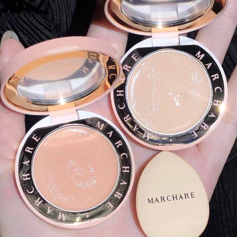 Dcard狂推🔥敲水潤奶油！ Marchare 三月兔遮瑕膏 虞書欣推薦 黑眼圈 巨遮暇神器 臉部 斑點 遮蓋痘印 遮-細節圖2