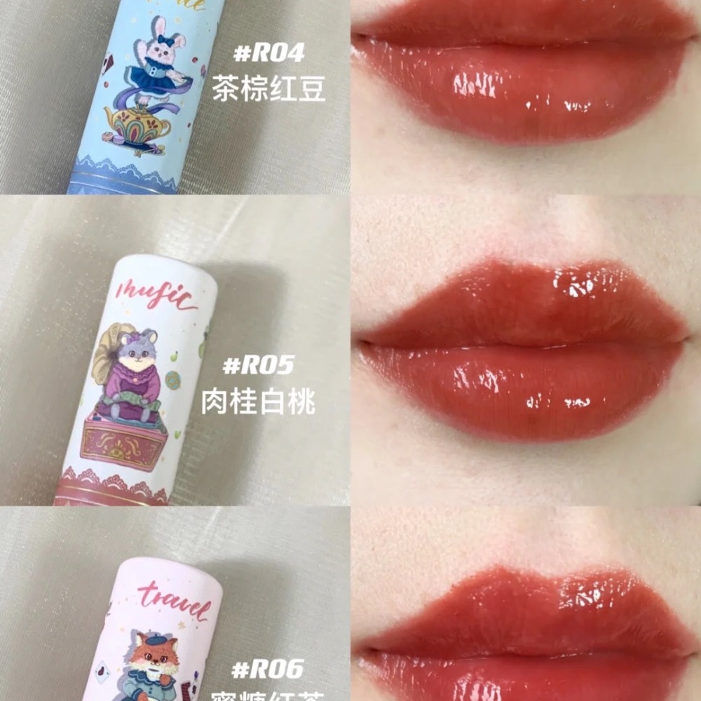 新品現貨🦝toorune🐿 魔園 鏡光口紅 魔法動物園系列 小動物 水霧唇釉 肽潤唇膏 唇蜜 唇釉 不沾-細節圖4