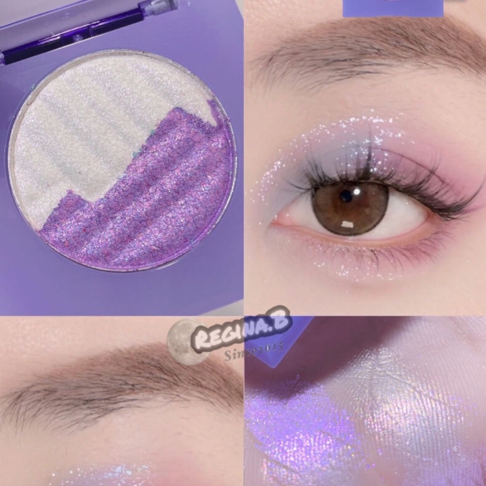 新品現貨💫kakashow 極光雙色 變色龍 高光 粉餅 珠光 閃粉 偏光 高光 修容-細節圖3