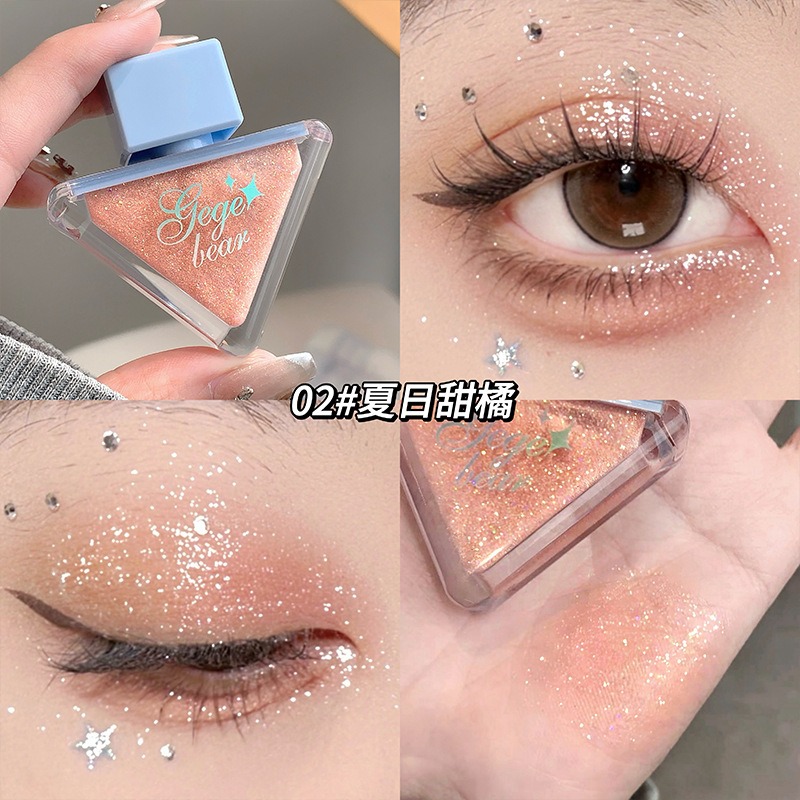 Gege bear💫 爆閃 眼影液 亮晶晶 琉光溢彩 爆閃 亮片 高光 臥蠶 提亮 液體 眼影-規格圖7