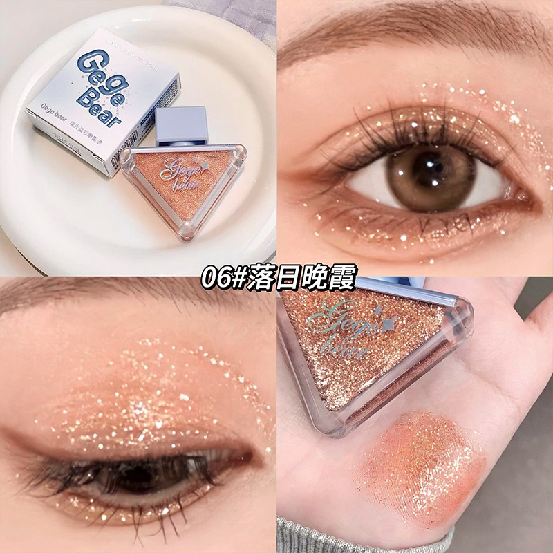 Gege bear💫 爆閃 眼影液 亮晶晶 琉光溢彩 爆閃 亮片 高光 臥蠶 提亮 液體 眼影-規格圖7