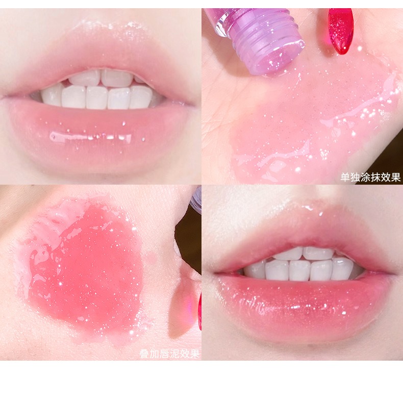 正品授權🍷XIXI 水感花語 唇油 透潤水光唇膏 NOVO 嘟嘟唇 不沾杯 唇釉 紅酒口紅 唇蜜 唇膏 透明 細閃-細節圖7