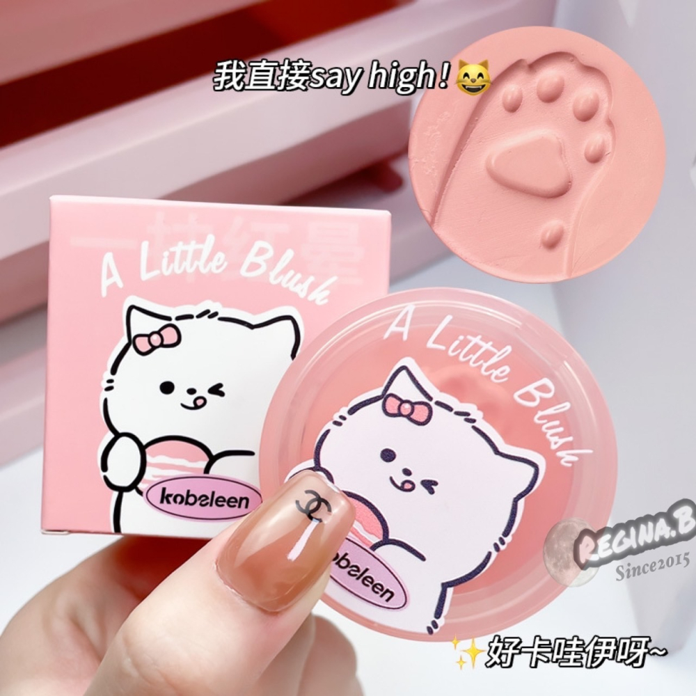 kobeleen 🐾附粉撲  爪爪 腮紅膏 腮紅 土豆泥腮紅 印泥腮紅 貓咪 狗狗 肉球-細節圖10