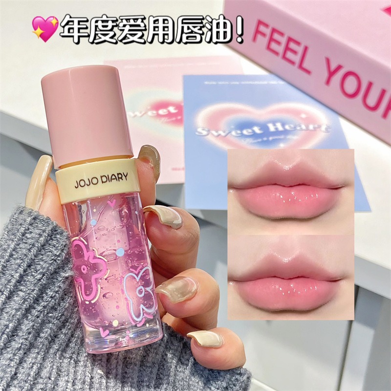 台灣現貨 久久日記  護唇油 透明 玻璃唇 滋潤保濕 淡化唇紋 護唇膏-細節圖5