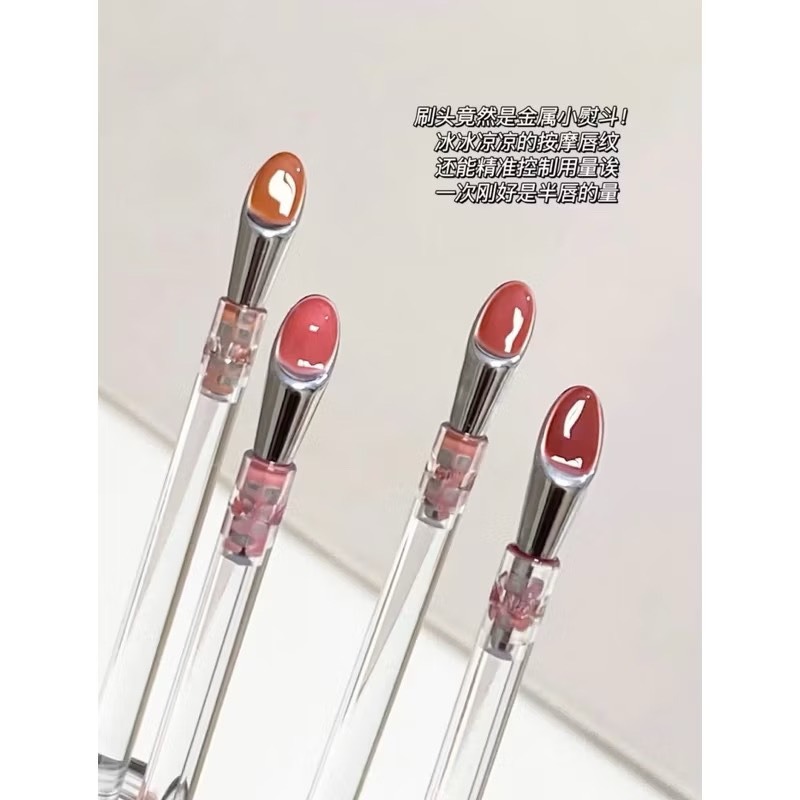 現貨秒出✨Judydoll 橘朵冰鑽精華唇蜜 冰熨斗 金屬刷頭 鏡面 水光 唇蜜 水潤 口紅 唇膏-細節圖4