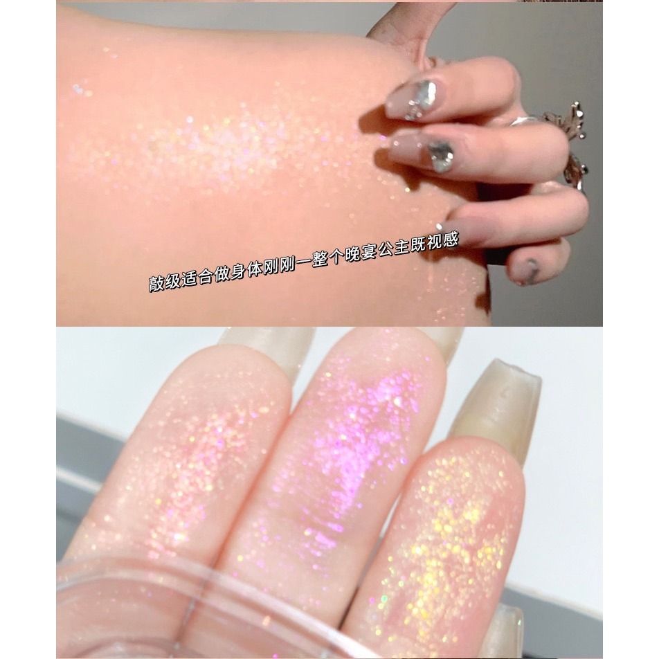 台灣現貨 🌈XIXI 馬鈴薯泥 高光漸層 眼影盤 爆閃 細閃 臥蠶 高光 彩色 軟眼影-細節圖3