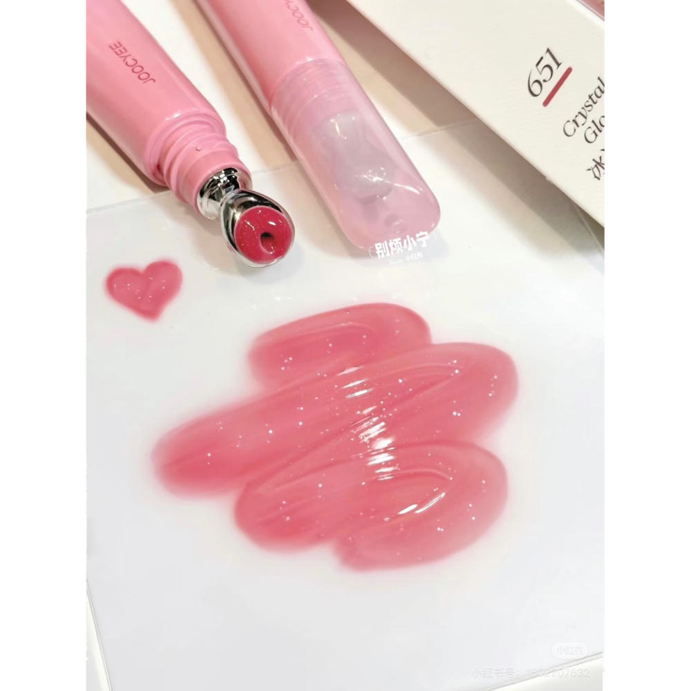 台灣現貨✨Joocyee 酵色冰透唇蜜 镜面水光 嘟嘟唇 酵色唇蜜 口紅 唇膏-細節圖7