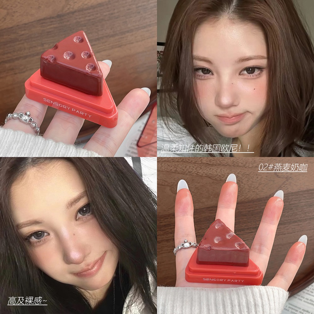 感官派對 🧀乳酪 腮紅膏 起司 暈染 不易飛粉 自然 顯白 口紅多用膏 輕盈潤彩-規格圖8