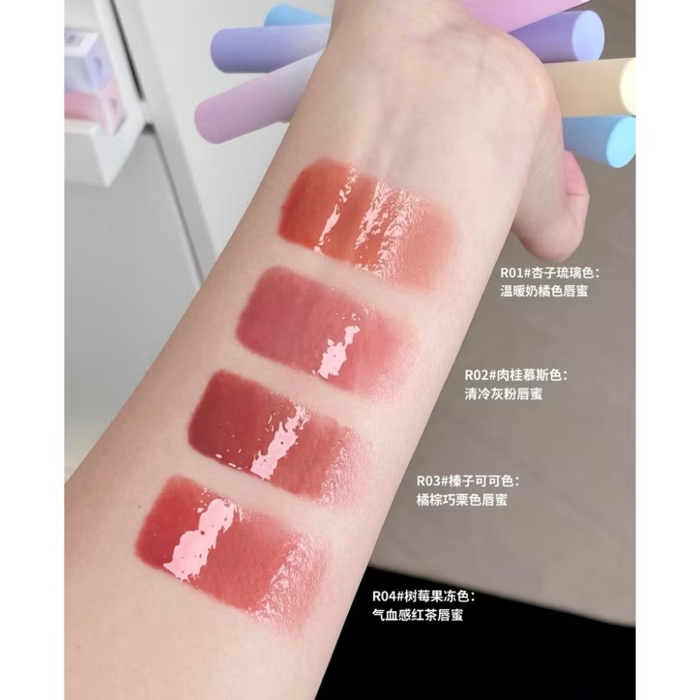 新品現貨🌸FLORTTE 花洛莉亞 彩虹泡泡 雙頭唇線 筆唇蜜 唇釉 口紅二合一-細節圖3