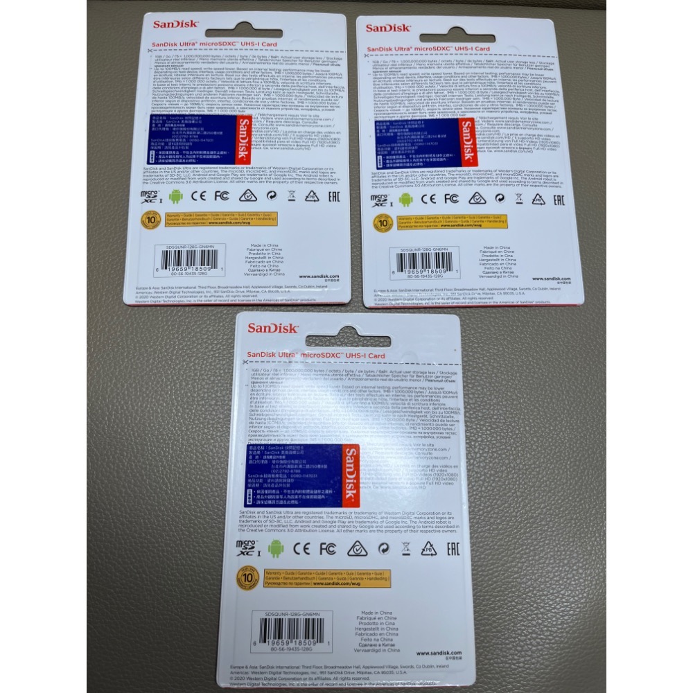 Sandisk Ultra microSD UHS-I 128G 記憶卡-細節圖2