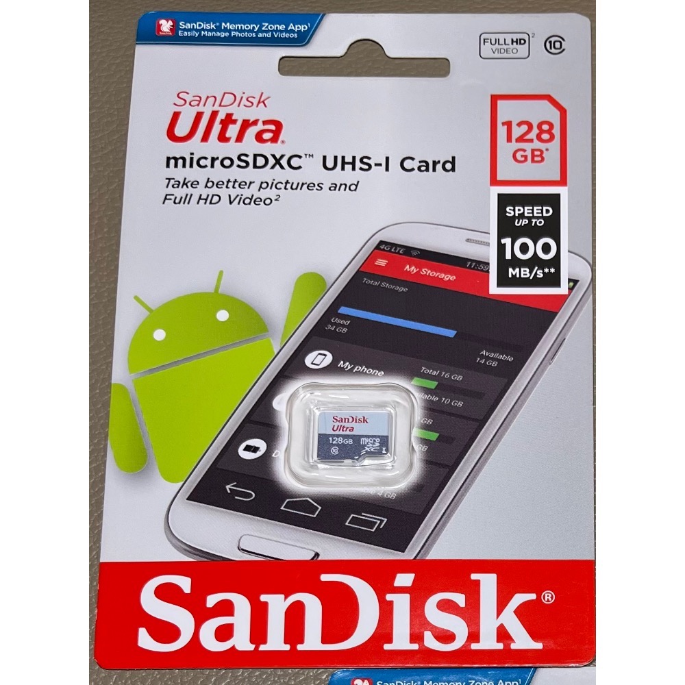 Sandisk Ultra microSD UHS-I 128G 記憶卡-規格圖5