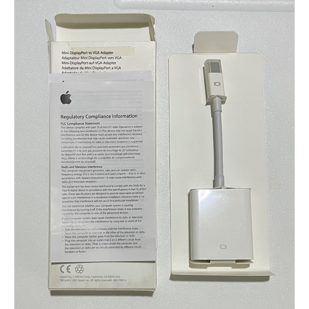 [二手] APPLE Mini Displayport to VGA adapter MiniDP轉VGA-細節圖3