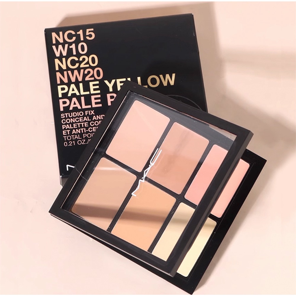 MAC超持妝六色遮瑕盤6g-細節圖2