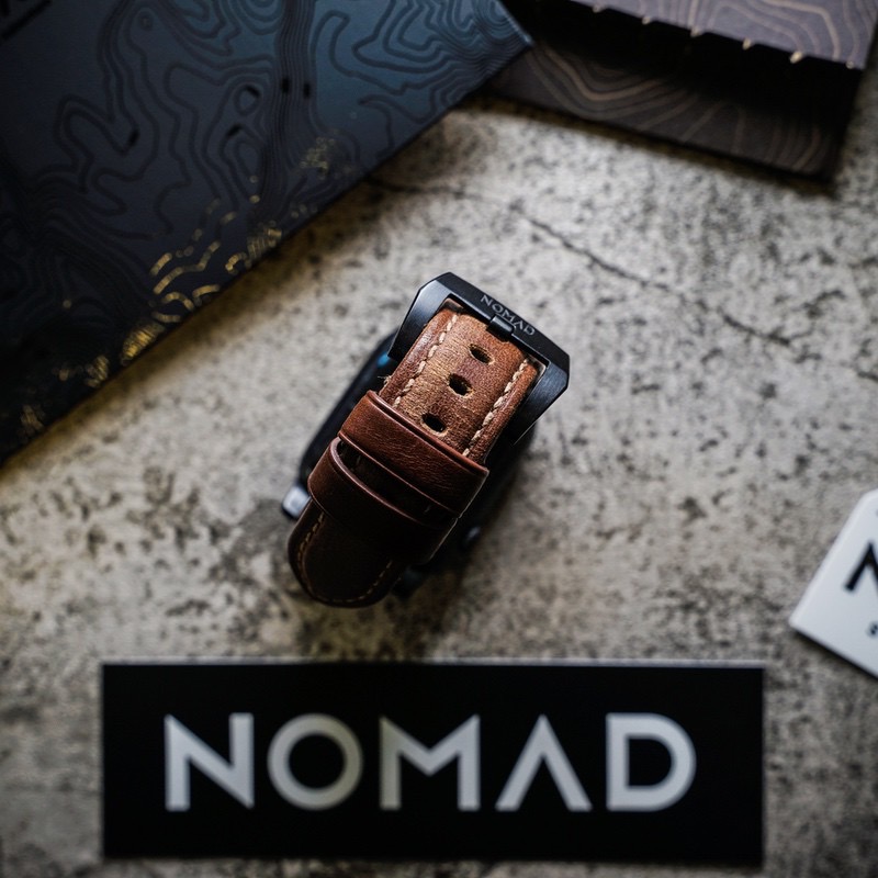 【MacStore現貨】NOMAD/Horween 皮革錶帶/義大利小牛皮錶帶/縫線設計/Apple Watch-細節圖5