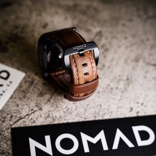 【MacStore現貨】NOMAD/Horween 皮革錶帶/義大利小牛皮錶帶/縫線設計/Apple Watch-細節圖6