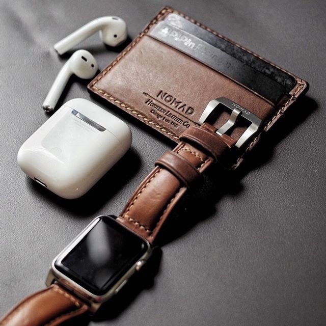 【MacStore現貨】NOMAD/Horween 皮革錶帶/義大利小牛皮錶帶/縫線設計/Apple Watch-細節圖9