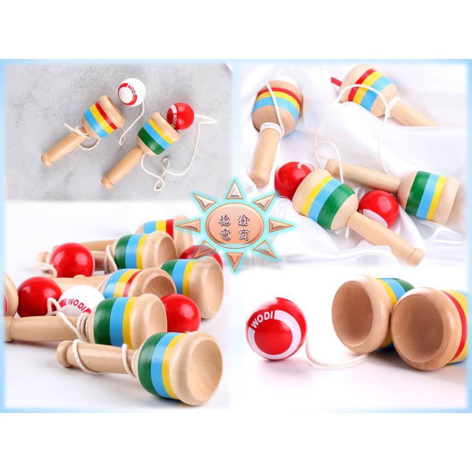 [德渝現貨 新品上市]KENDAMA 360度木製技巧杯 日本民間技巧遊戲 劍玉 劍球 托球 日月 劍球手眼協調玩具-細節圖5
