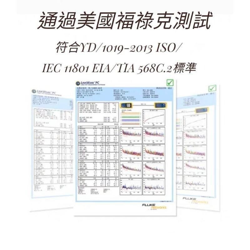 CAT.5e 網路線 UL認證 通過FLUKE福祿克專業測試 RJ45-細節圖9