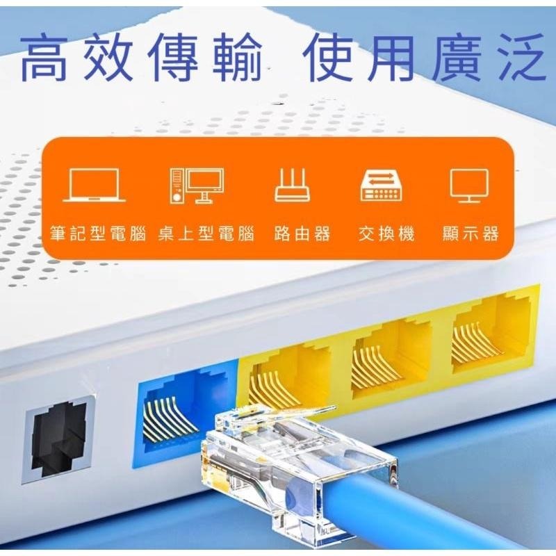 <職人首選>穿透式水晶頭CAT.6 PLUG 網路頭 網路接頭 鍍金50u 硬殼保護套 防塵套 台灣製造-細節圖8