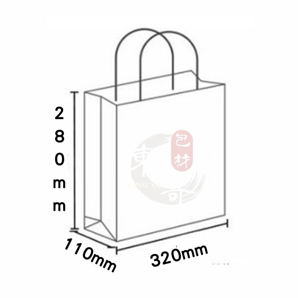 牛皮紙提袋 指繩提袋 本牛紙袋【東哥包材㊝】繩子提袋 80磅 高磅數 質感包裝 牛皮袋 手提袋 紙提袋 禮品袋 禮盒袋-細節圖5