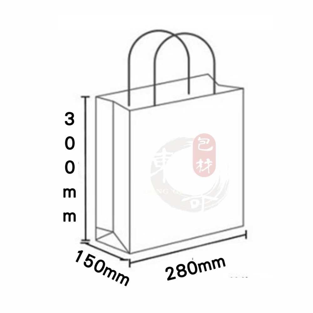 牛皮紙提袋 指繩提袋 本牛紙袋【東哥包材㊝】繩子提袋 80磅 高磅數 質感包裝 牛皮袋 手提袋 紙提袋 禮品袋 禮盒袋-細節圖6