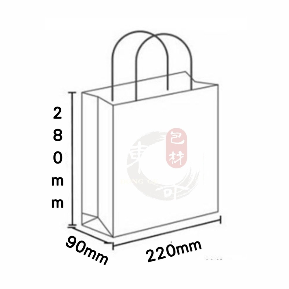 牛皮紙提袋 指繩提袋 本牛紙袋【東哥包材㊝】繩子提袋 80磅 高磅數 質感包裝 牛皮袋 手提袋 紙提袋 禮品袋 禮盒袋-細節圖7