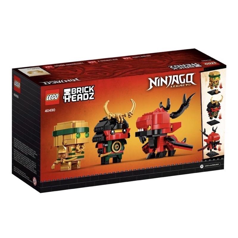 LEGO 40490 樂高BRICK HEADZ幻影忍者10週年黃金忍者勞埃德赤蘭