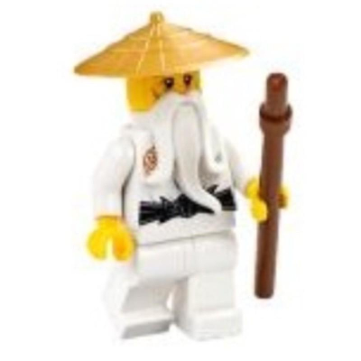 LEGO 樂高 旋風忍者 70596 吳大師 含武器