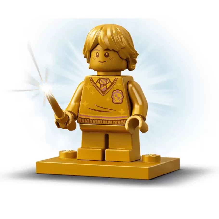 LEGO 樂高 哈利波特20週年 妙麗 榮恩 石內卜 奇洛教授 佛地魔 人仔含底版魔杖 【玩樂小舖】-細節圖3