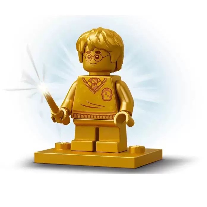 LEGO 樂高 哈利波特20週年 妙麗 榮恩 石內卜 奇洛教授 佛地魔 人仔含底版魔杖 【玩樂小舖】-規格圖7