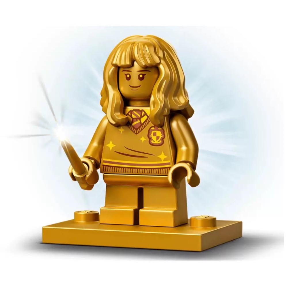 LEGO 樂高 哈利波特20週年 妙麗 榮恩 石內卜 奇洛教授 佛地魔 人仔含底版魔杖 【玩樂小舖】-規格圖7
